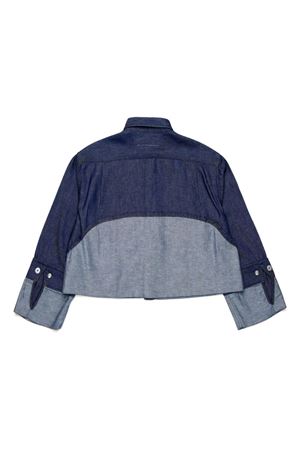 camicia in cotone blu MAISON MARGIELA KIDS | M60660MM03WM601